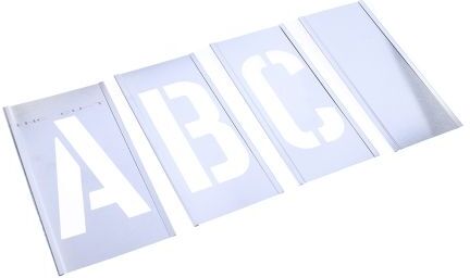 AT Brown Stencil Zinco , 4poll, 30 pezzi, 100301 AT Brown Stencil Zinco , 4poll, 30 pezzi, 100301