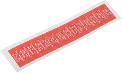 RS PRO 140 Etichetta adesiva prestampata  38mm x 15mm Equipment Not To Be Used RS PRO 140 Etichetta adesiva prestampata  38mm x 15mm Equipment Not To Be Used