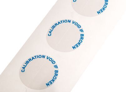 RS PRO 90 Etichetta adesiva prestampata  Calibration Void If Seal Broken RS PRO 90 Etichetta adesiva prestampata  Calibration Void If Seal Broken