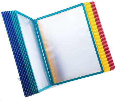 Durable Portadocumenti Desktop PP Nero, blu, verde, rosso, giallo, 5699-00