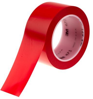 3M Nastro di indicazione di corsia Rosso  Scotch , in Vinile, 50mm x 3, 471 3M Nastro di indicazione di corsia Rosso  Scotch , in Vinile, 50mm x 3, 471