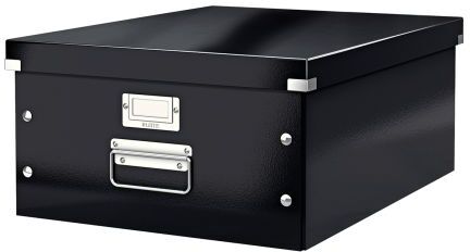 Leitz Scatola per archivio A3 Nero  Robusto cartone laminato (PP), 200 x 369 x 482mm, 60450095 Leitz Scatola per archivio A3 Nero  Robusto cartone laminato (PP), 200 x 369 x 482mm, 60450095