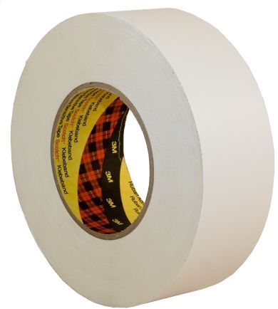 3M Nastro per condotti Bianco in Tessuto di polietilene  Scotch 389, adesivo in Resina di gomma, 38mm x 50m x 0.26mm, XT003400964