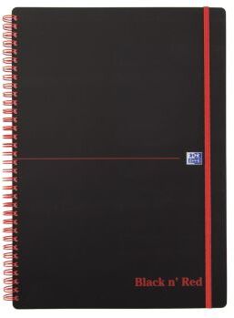 Black n Red Notebook A4W/bnd PP Elastic, 100080166 Black n Red Notebook A4W/bnd PP Elastic, 100080166