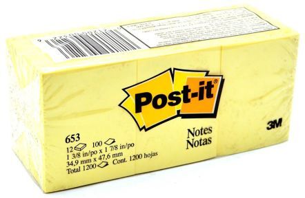 Post-It 100 Giallo, 653 Post-It 100 Giallo, 653
