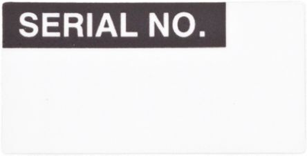 Brady 120 Etichette adesive   38mm x 15mm, Y192579 Brady 120 Etichette adesive   38mm x 15mm, Y192579