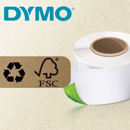 Dymo Nastro e etichetta per stampante  Nero su Bianco, funziona con modelli stampanti varie, S0722480 Dymo Nastro e etichetta per stampante  Nero su Bianco, funziona con modelli stampanti varie, S0722480