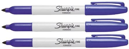 Sharpie Blu Pennarello indelebile Fine Tonda, S0810950 Sharpie Blu Pennarello indelebile Fine Tonda, S0810950