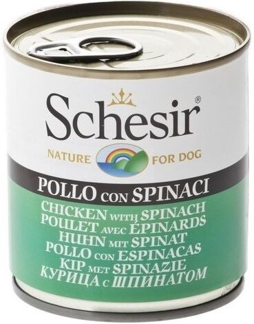 Schesir Cane Pollo Con Spinaci 285g