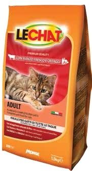 Monge Lechat Croccantini Con Manzo E Verdure 1,5kg