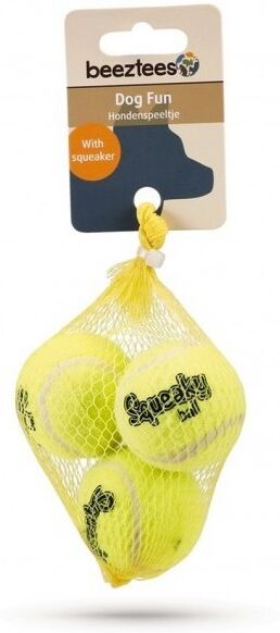 Beeztees Palla Gioco Cane Tennis Con Sonaglio 5cm