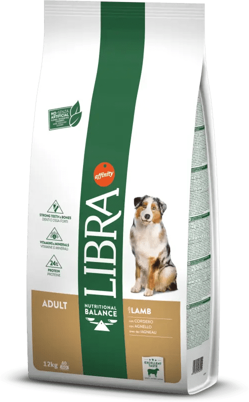 Libra Per Cane Adulto Con Agnello 12 Kg