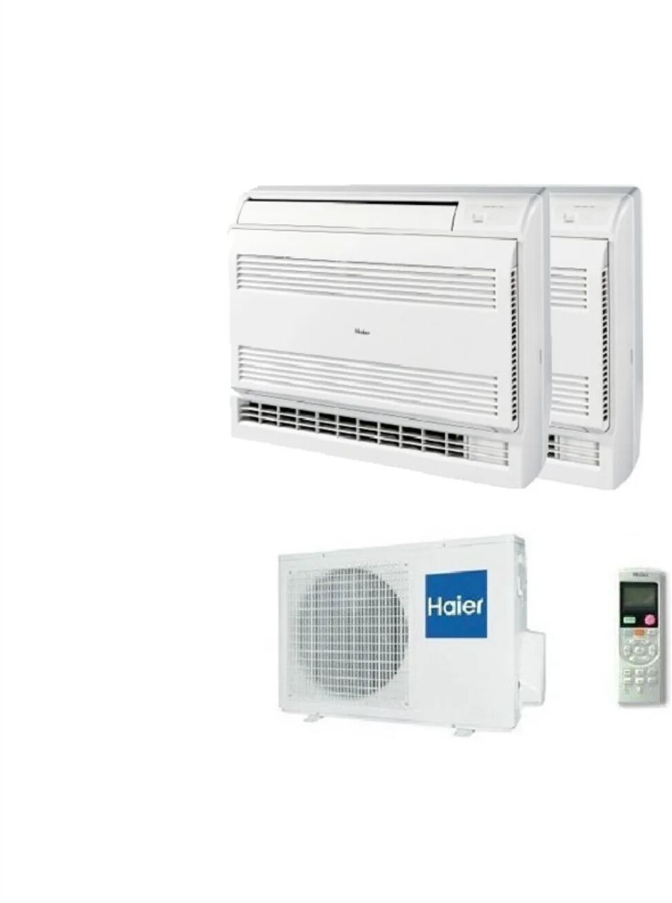 HAIER CLIMATIZZATORE CONDIZIONATORE INVERTER CONSOLE PAVIMENTO DUAL 9000 + 12000 BTU R-32 CLASSE A++ WI-FI OPTIONAL MODELLO 2020 - 2U50S2SM1FA