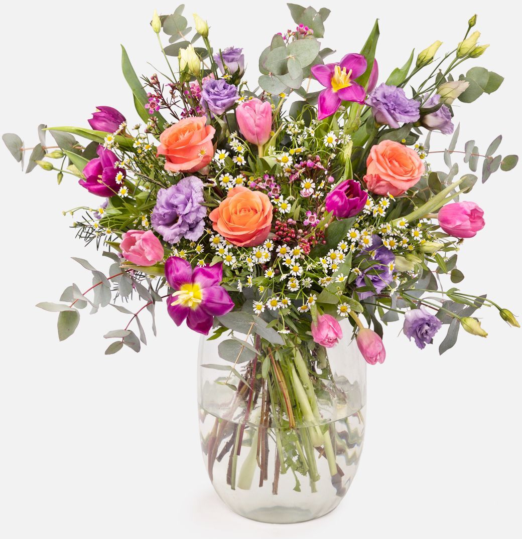 The Colvin Co Mazzo di Tulipani e Rose - Bright Iris - Fiori a domicilio - Colvin The Colvin Co Mazzo di Tulipani e Rose - Bright Iris - Fiori a domicilio - Colvin