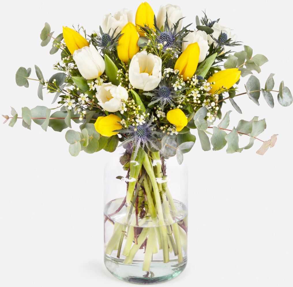 The Colvin Co Mazzo di Tulipani Gialli e Bianchi - Flashing Lights - Fiori a domicilio - Colvin The Colvin Co Mazzo di Tulipani Gialli e Bianchi - Flashing Lights - Fiori a domicilio - Colvin