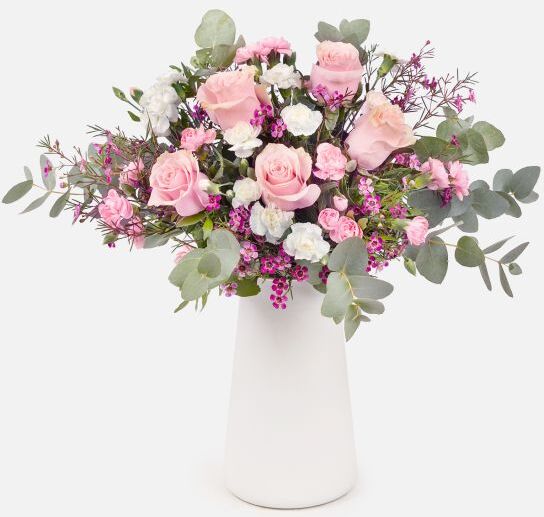 The Colvin Co Mazzo di Fiori di Rose Rosa e Rose Bianche - OUR STORY - Fiori a domicilio - Colvin The Colvin Co Mazzo di Fiori di Rose Rosa e Rose Bianche - OUR STORY - Fiori a domicilio - Colvin