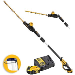 DeWalt DCMPH566P1 - Tagliasiepi estensibile a batteria 18V, 1 batteria da 5Ah