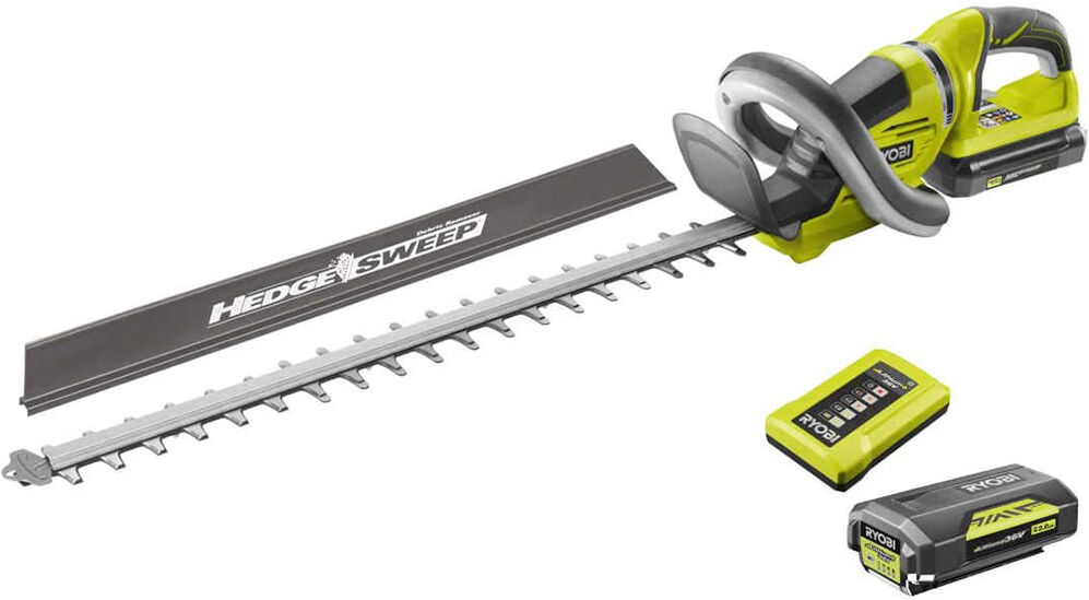 Ryobi RHT36C61R20S - Tagliasiepi a batteria 36V, Lama 60cm (1x 2Ah) Ryobi RHT36C61R20S - Tagliasiepi a batteria 36V, Lama 60cm (1x 2Ah)