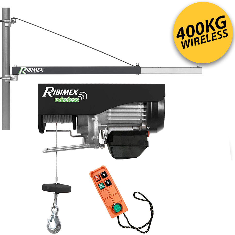 ribimex pe200/400t - paranco elettrico telecomandato con bandiera