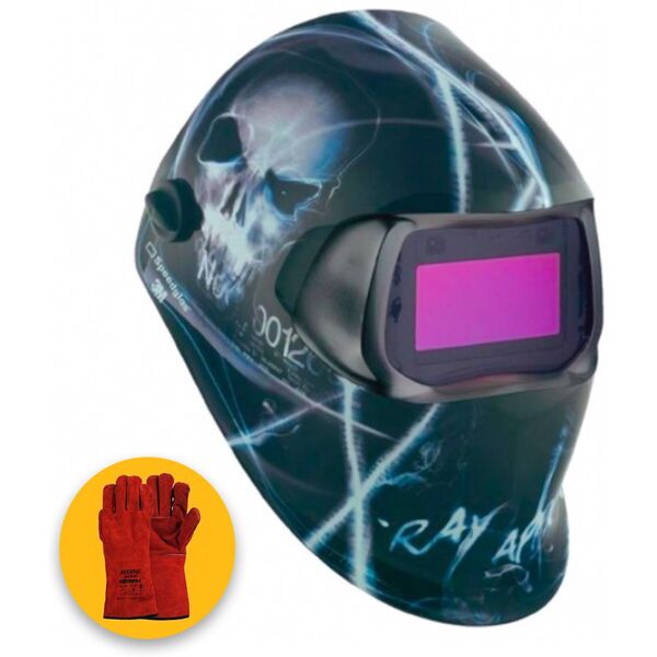 3m speedglass xterminator 100v - maschera per saldatura con filtro autoscurante din 8-12