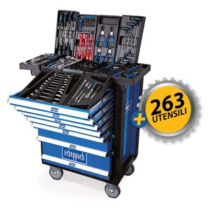 Scheppach TW1000 - Carrello attrezzi da officina porta utensili completo 263PZ