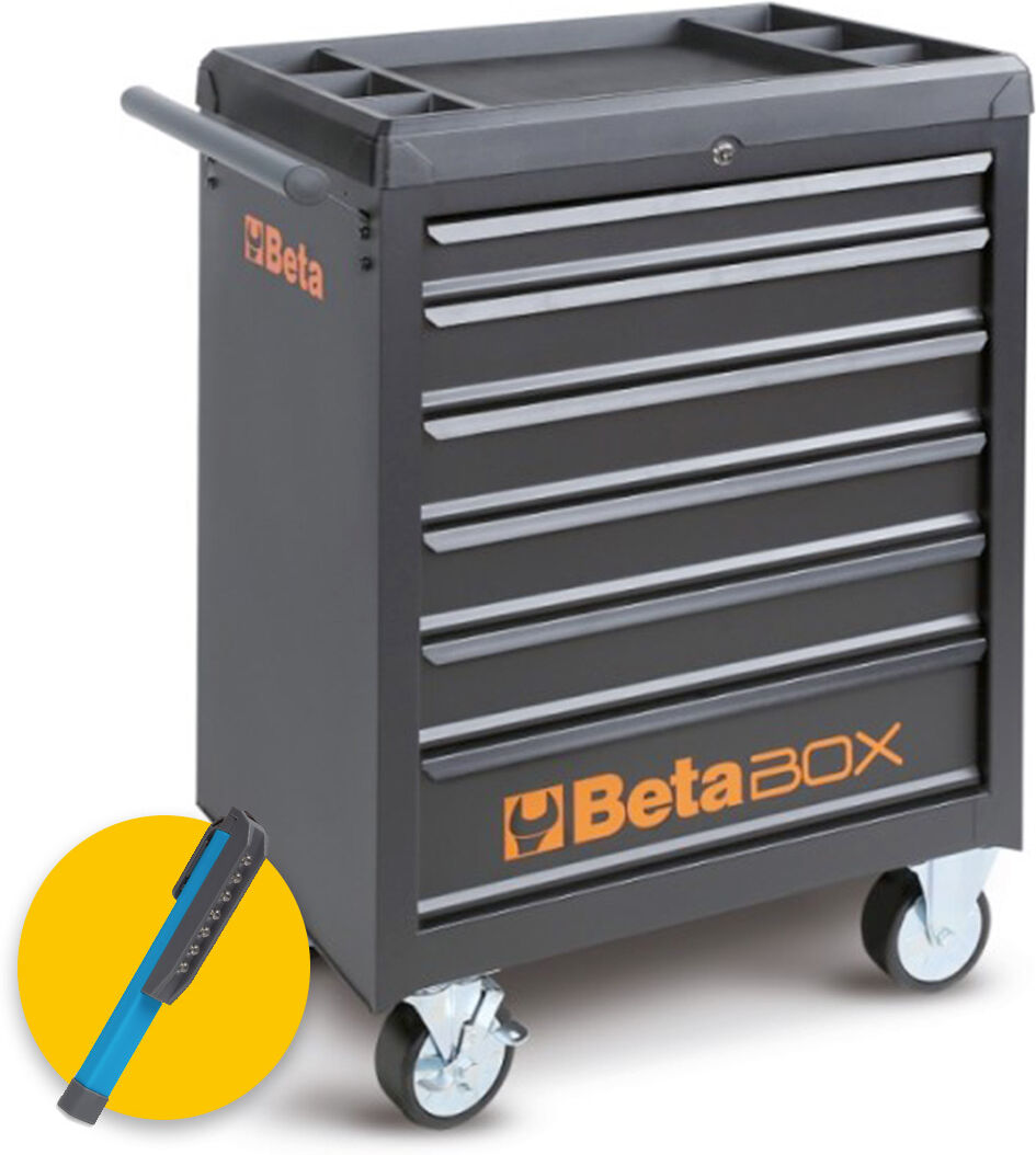 beta c04 box - carrello portautensili vuoto con sei cassetti - nuovo modello 2023