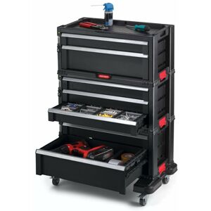 Keter K238557 - Cassettiera carrello portautensili con 7 cassetti