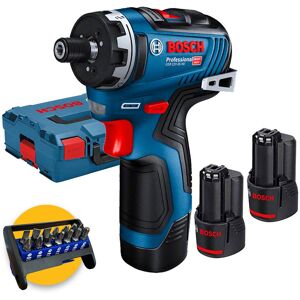 Bosch GSR 12V-35 HX Professional - Avvitatore a batteria con 2 batterie da 3,0 Ah