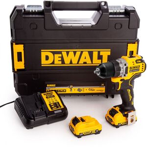 DeWalt DCD706D2 Compact - Trapano avvitatore 12V con percussione e 2 batterie da 2Ah