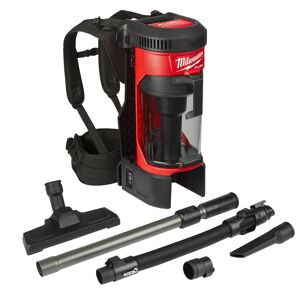 Milwaukee M18 FBPV - Aspiratore spalleggiato a batteria Fuel, solo corpo