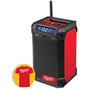 Milwaukee M12 RCDAB+-0 - Radio DAB+ da cantiere a batterie