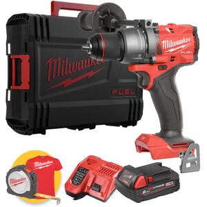 Milwaukee M18 FPD3-201X - Trapano avvitatore a percussione a batteria 18V FUEL - 1 x 2Ah