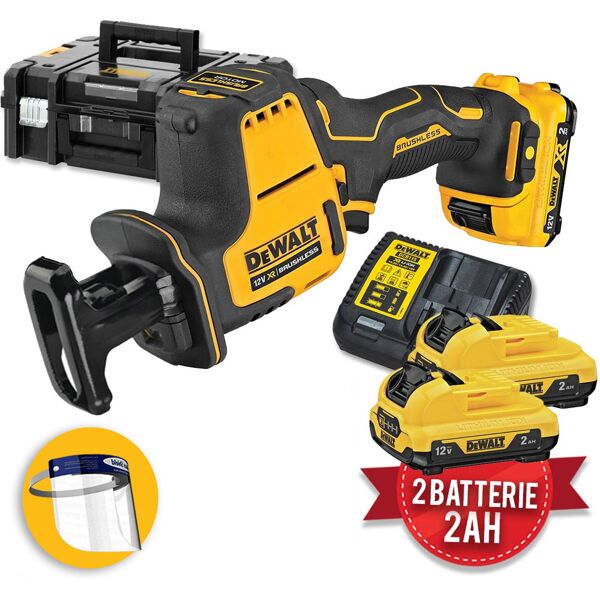 dewalt dcs312d2 - sega a gattuccio a batteria 12v, 2 batterie da 2ah in valigetta