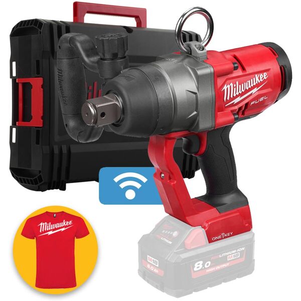 milwaukee m18 onefhiwf1-0x - avvitatore ad impulsi 1f, solo corpo in valigetta heavy duty