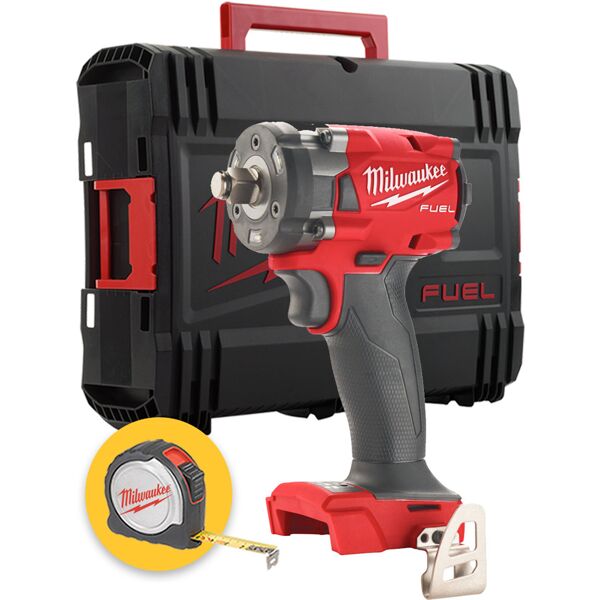 milwaukee m18 fiw2f12-0x - avvitatore a impulsi attacco da 1/2 fuel - solo corpo in valigetta