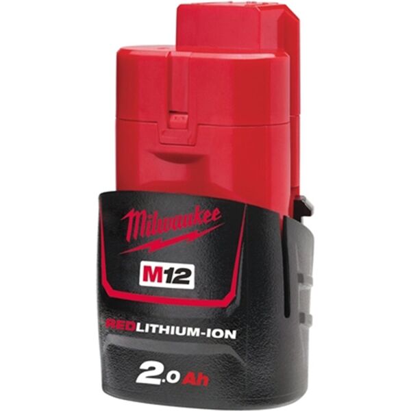 milwaukee batteria  m12 2ah li-ion per utensili famiglia m12 b2