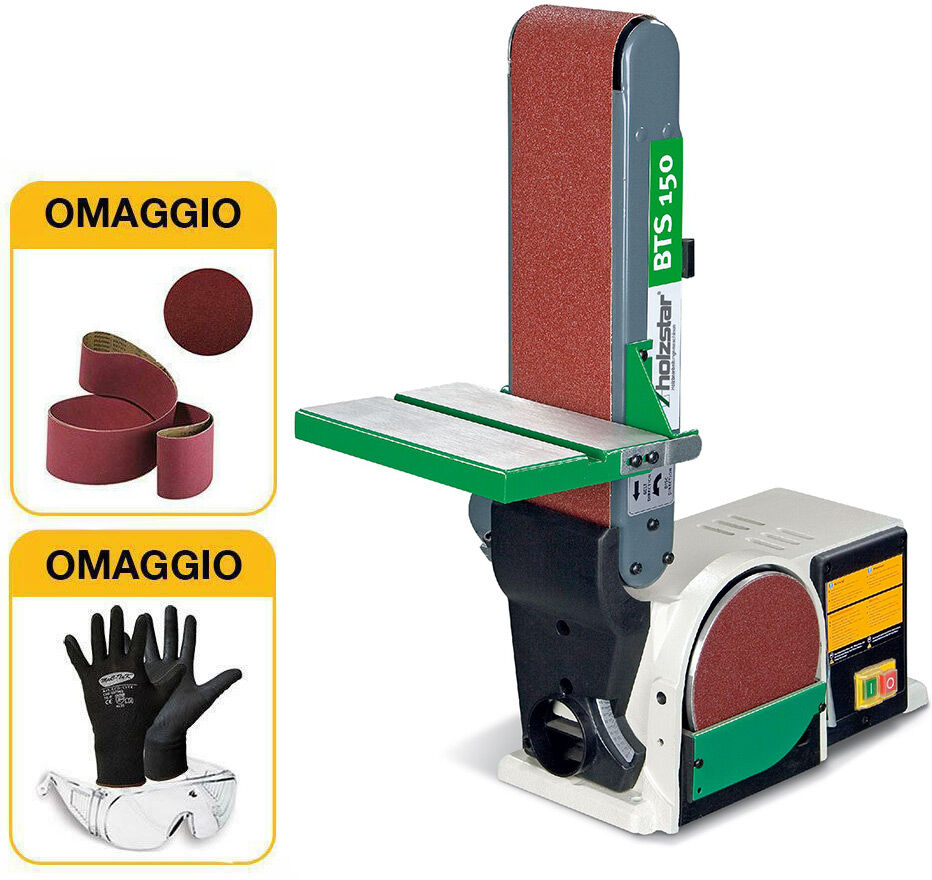 holzstar bts 150 - levigatrice combinata disco e nastro