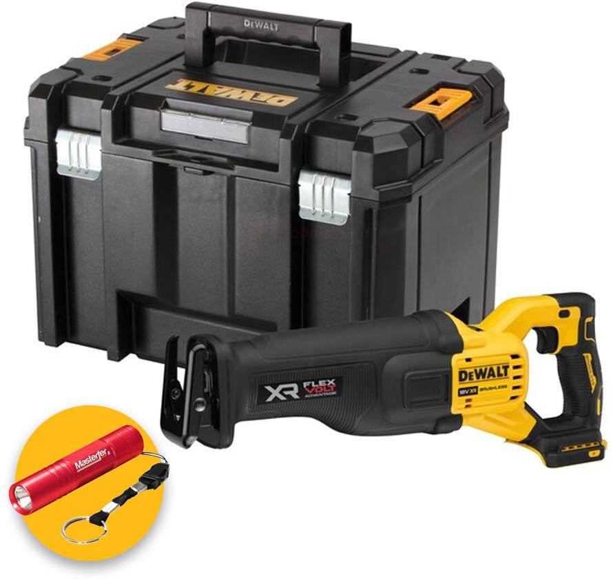 dewalt dcs386nt - sega a gattuccio a batteria 18v/54v flexvolt advantage (solo corpo) in valigetta