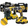 DeWalt Kit  Tassellatore SDS Plus 18V brushless DCH273 + Trapano DCD796 + 2 Batterie 5Ah