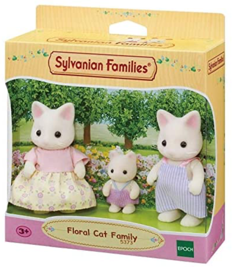 Sylvanian Families 5373 Famiglia Gatto Floreale New 2020