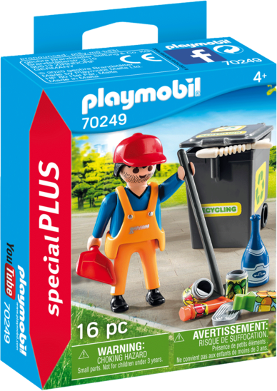 Playmobil 70249 Operatore Ecologico New 02-2020 Playmobil 70249 Operatore Ecologico New 02-2020
