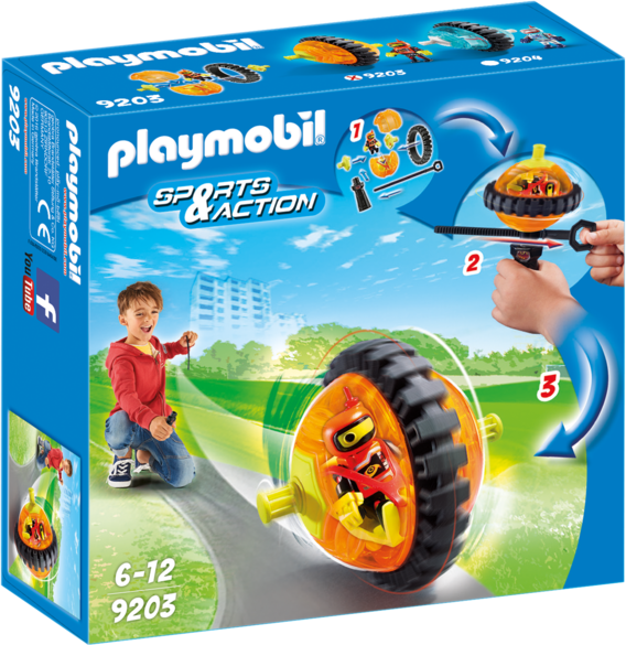 Playmobil 9203 Speed Roller Arancio Con Robot Playmobil 9203 Speed Roller Arancio Con Robot