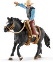 Schleich-s Cavallo Da Rodeo Con Cowboy Schleich-s Cavallo Da Rodeo Con Cowboy
