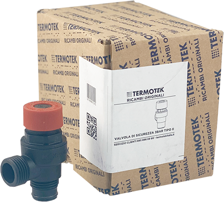 Termotek Tk236 Valvola Di Sicurezza 3bar Filettata Termotek Tk236 Valvola Di Sicurezza 3bar Filettata