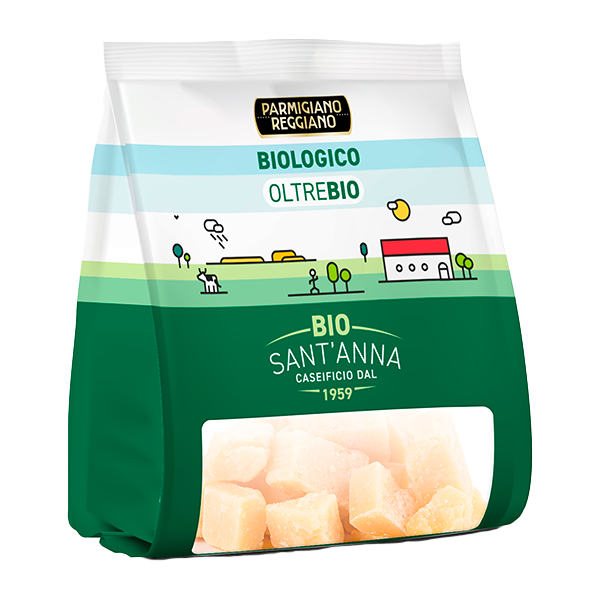 parmigiano reggiano biologico 18 mesi 30x0.02kg   0.6kg   caseificio bio sant'anna