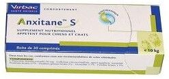Virbac Anxitane S 30 Compresse Virbac Anxitane S 30 Compresse