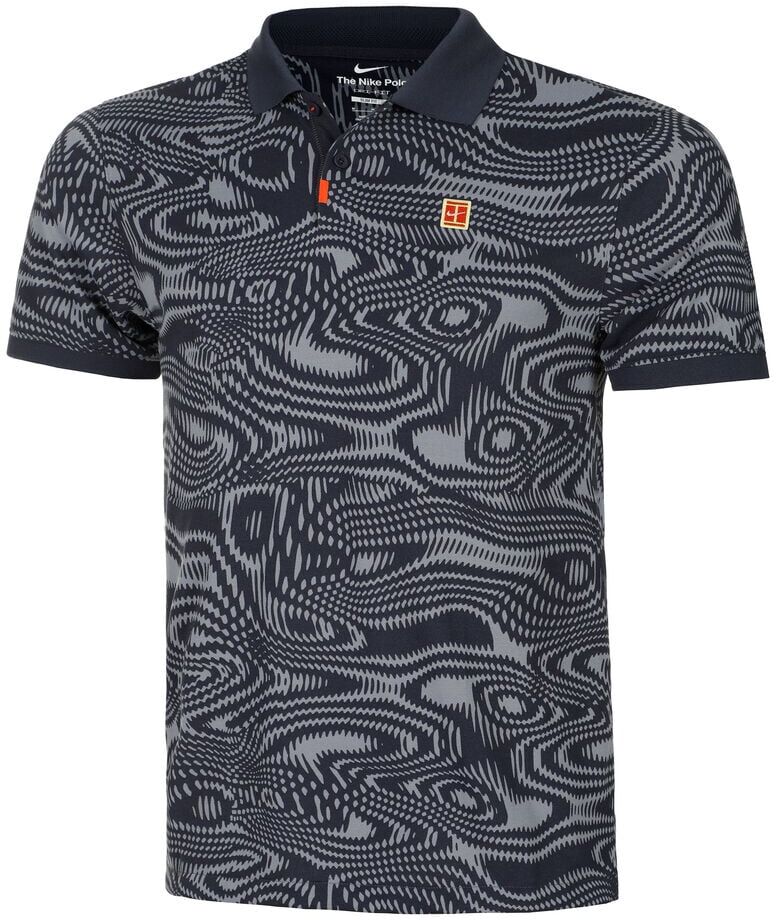 Nike Dri-Fit Heritage Polo Uomini blu_scuro S