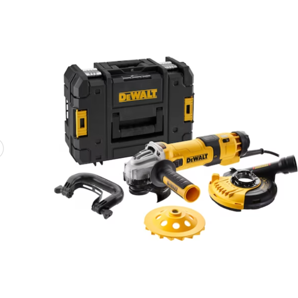 dewalt - kit smerigliatrice angolare 125mm per rivestimento superficiale