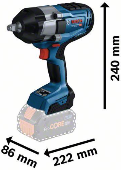 Bosch - Avvitatore A Massa Battente 18v Gds 18v-1000 - Solo Corpo Macchina  + Card All-In Digitale