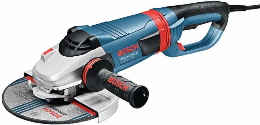 Bosch - Smerigliatrice Angolare 230 Mm Professional Gws 24-230 Lvi - 2400w